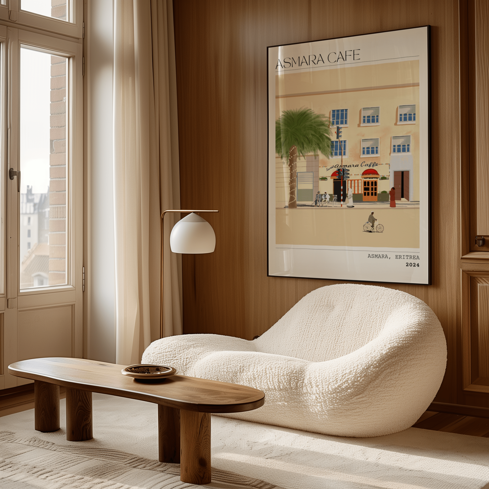 Asmara Cafe - Matte Vertical Posters